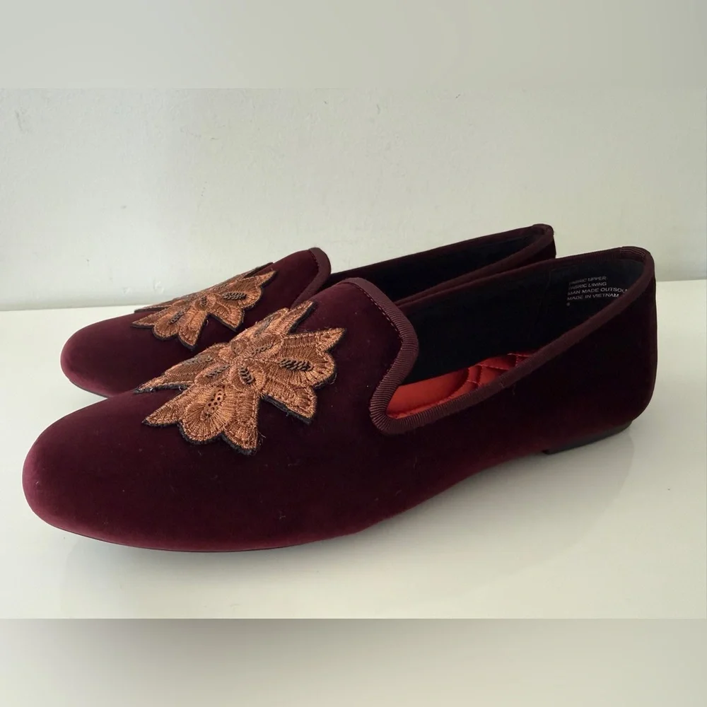 BIRDIES The Starling Loafers Flats Shoes Size 9, Embroidered - Picture 4 of 6